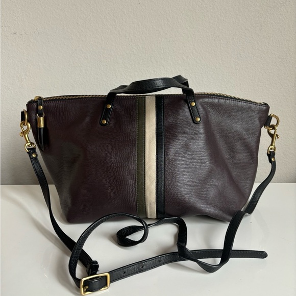 kempton & co Handbags - kempton and co devon holdall - oxblood & petite lizard